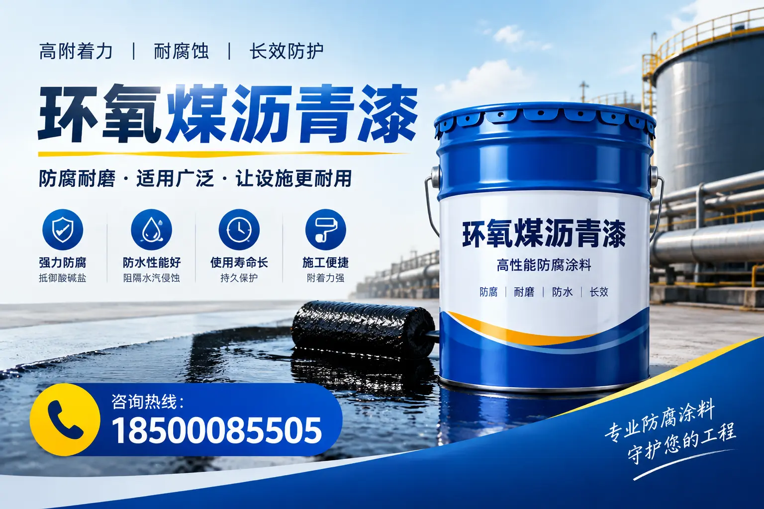 环氧煤沥青漆与其他涂料的对比分析,助力济宁企业决策